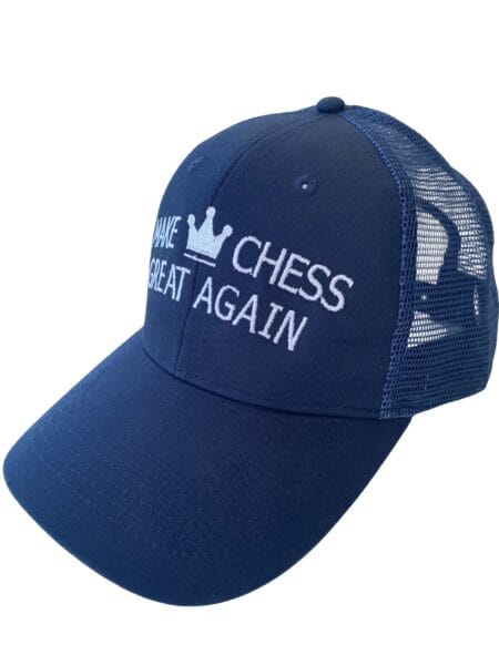 Make Chess Great Again Hat - Blue - Image 2