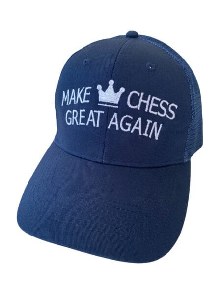 Make Chess Great Again Hat - Blue - Image 3